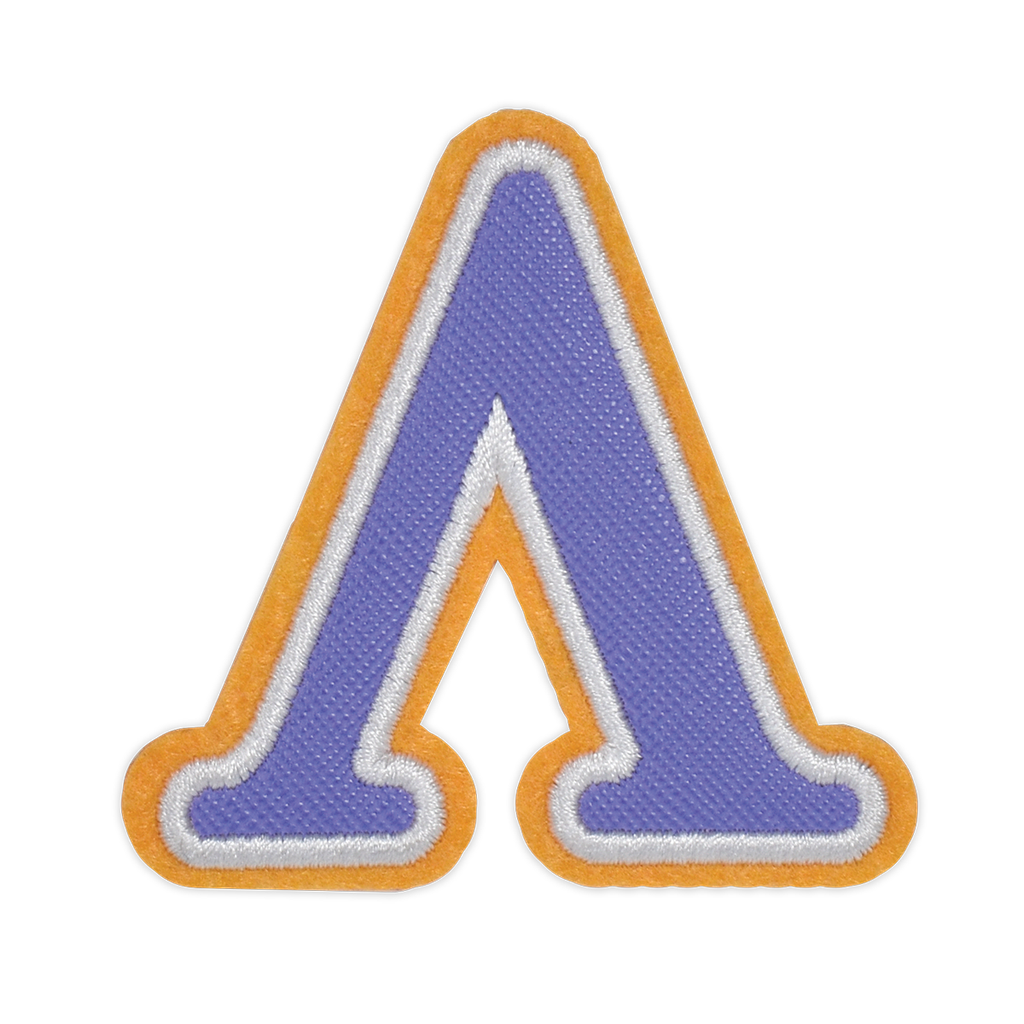 Lambda Greek Letter Sticker Patch