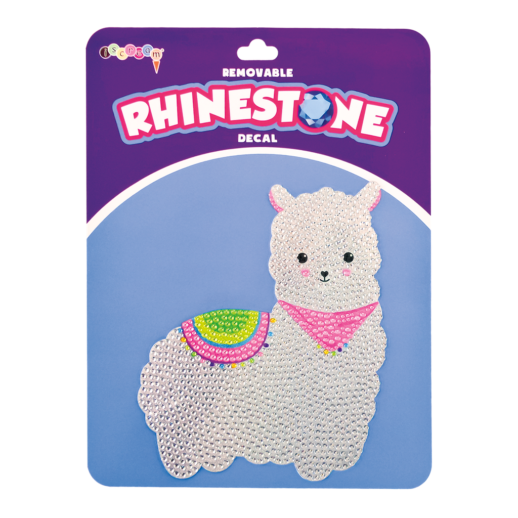 Llama Rhinestone Decals Large