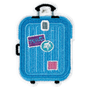 Luggage Embroidered Sticker Patch