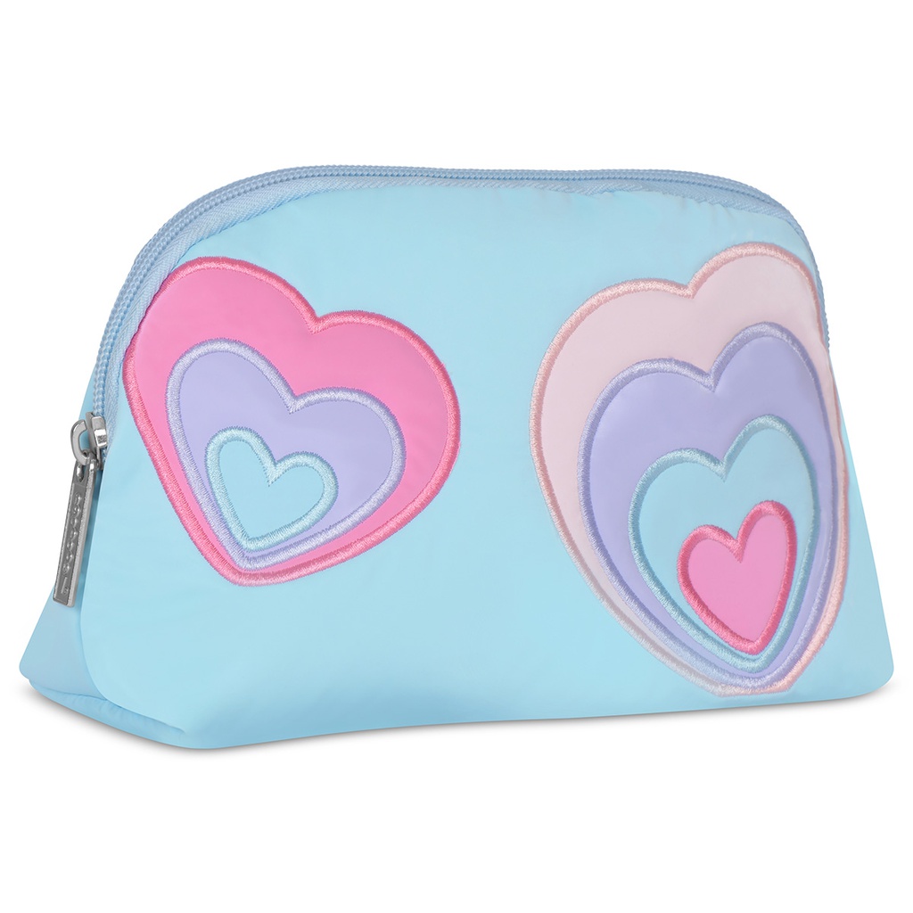 Happy Hearts Oval Cosmetic Bag