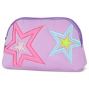 Shining Star Oval Cosmetic Bag