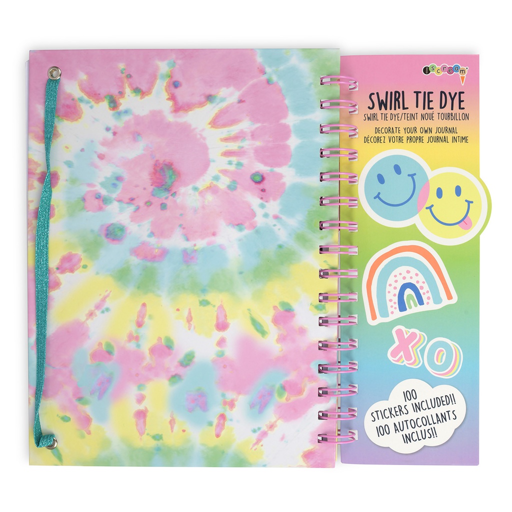 Swirl Tie Dye Decorate Your Own Journal