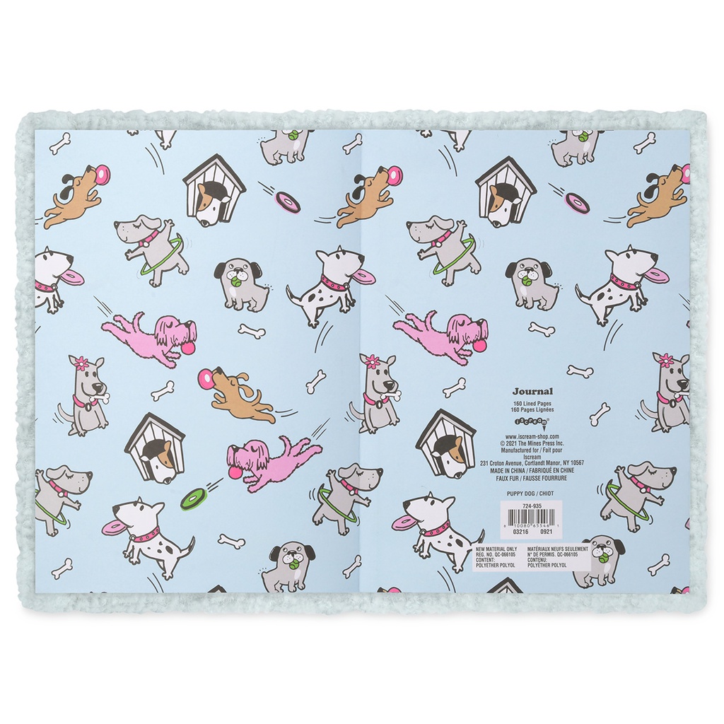 Puppy Dog Sherpa Journal
