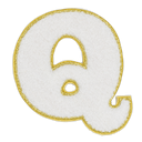 Q Initial Varsity Sticker Patch