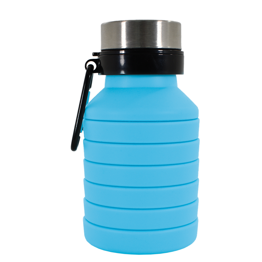 Light Blue Collapsible Water Bottle