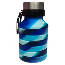 Ocean Waves Collapsible Water Bottle