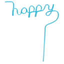 Shaped Reusable Straws