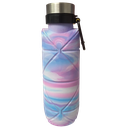 Silver Star Tie Dye Origami Collapsible Water Bottle