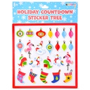Holiday Countdown Sticker Tree