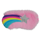 Rainbow Star Furry Eye Mask