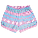 Fair Isle Smiles Plush Shorts