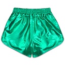 Green Metallic Shorts