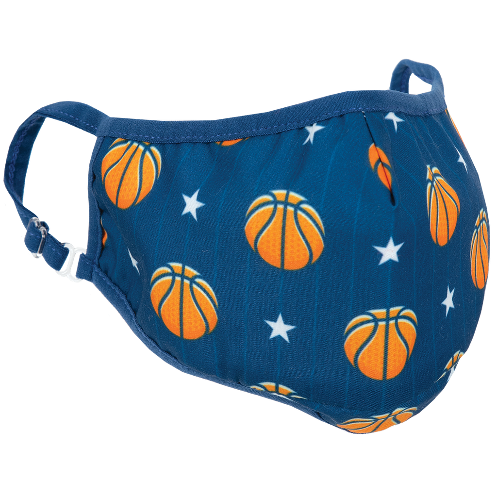 Basketball and Stars Face Mask