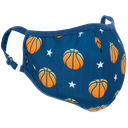 Basketball and Stars Face Mask