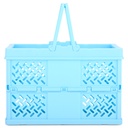 Blue Foldable Storage Crate