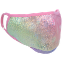Shimmering Rainbow Foil Face Mask