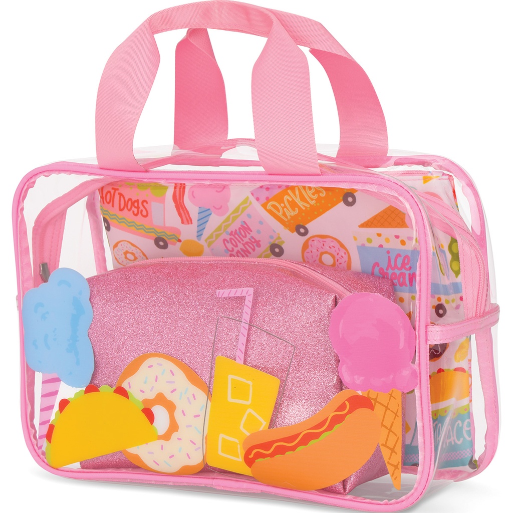 Food Truck Fun Cosmetic Bag Trio - Thumbnail 4