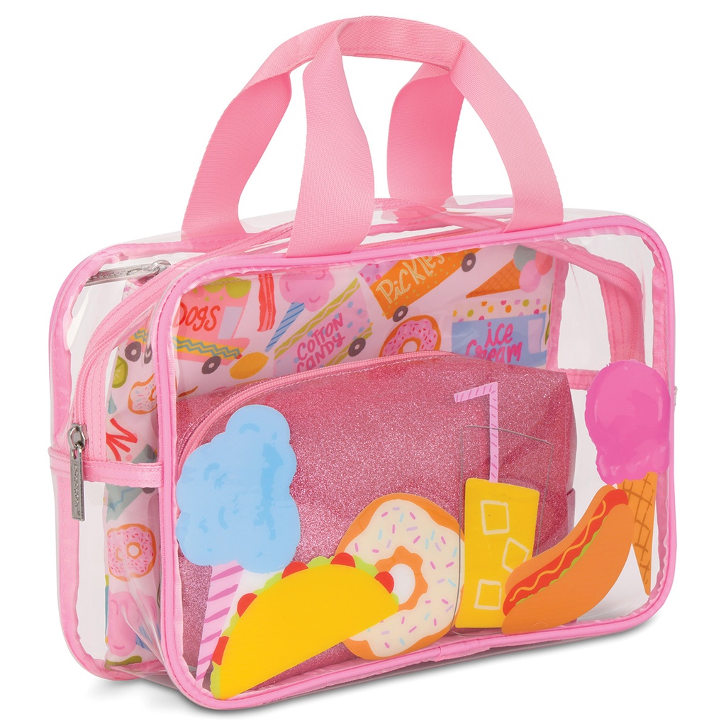 Food Truck Fun Cosmetic Bag Trio