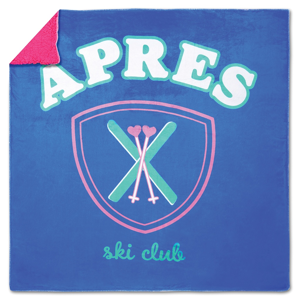 Theme Apres Sherpa Blanket