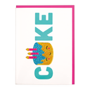 Birthday Cake Rhinestone Decal Greeting Card