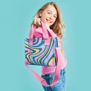 Color Swirl Denim Crossbody