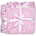 Little Scoops Pink Receiving Blanket & Basket