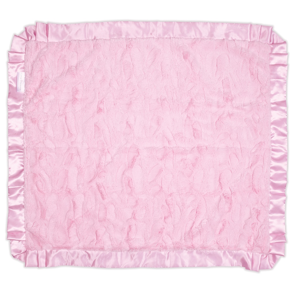 Little Scoops Pink Receiving Blanket & Basket