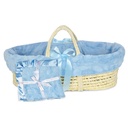 Little Scoops Blue Receiving Blanket & Basket