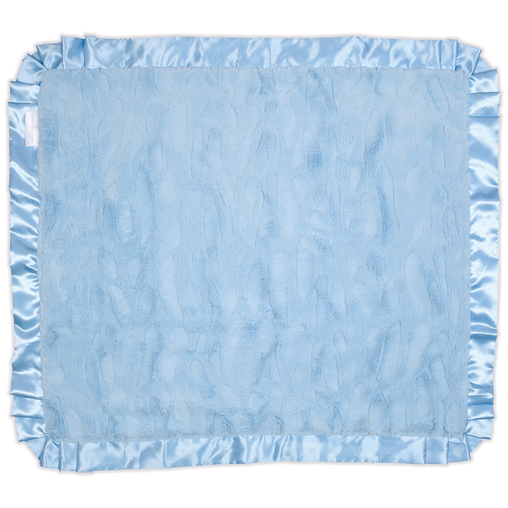 Little Scoops Blue Receiving Blanket & Basket