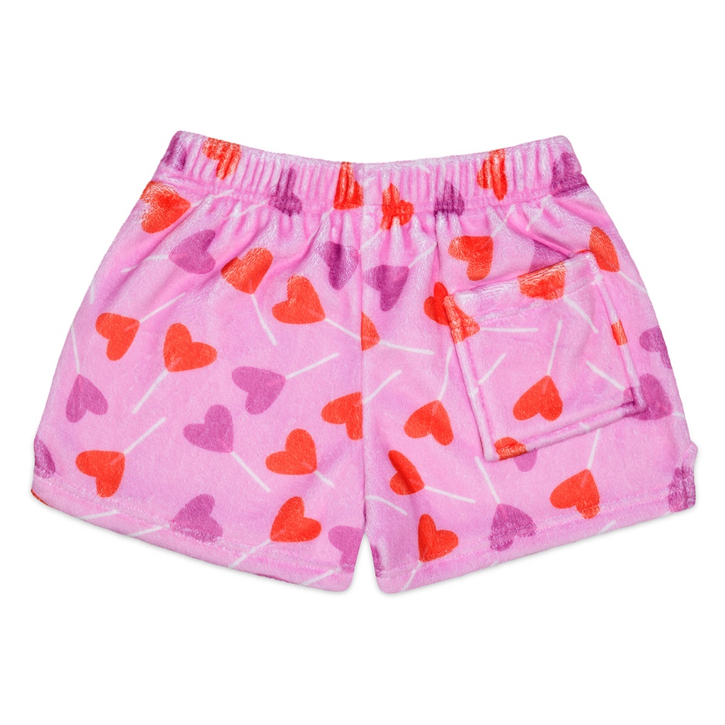Heart Lollipops Plush Shorts