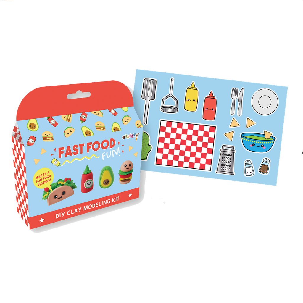 Iscream Fast Food DIY Clay Modeling Kit