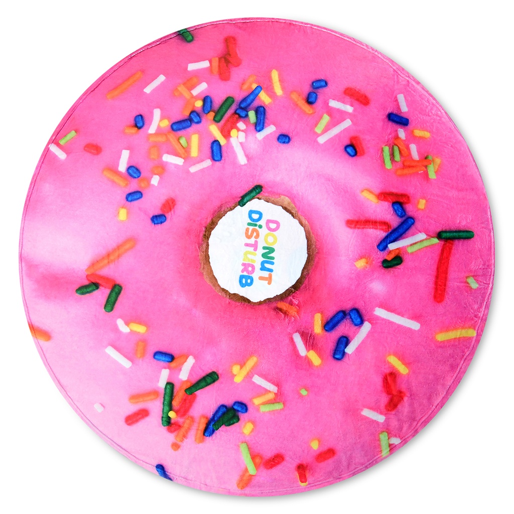 Go Do-Nuts Round Plush Blanket - Thumbnail 2
