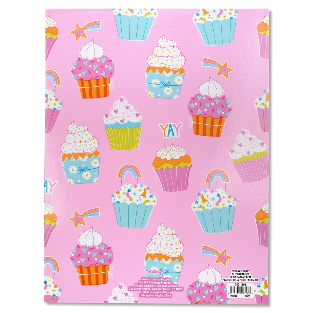 Cupcake Party Clipboard