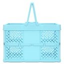 Large Blue Foldable Storage Crate