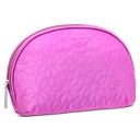 Puffy Flowers Oval Cosmetic Bag