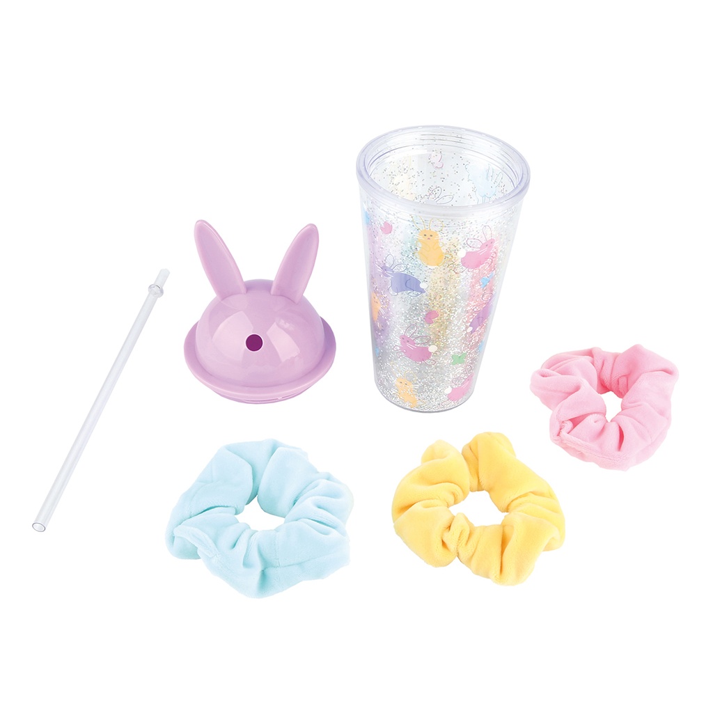 Bunny Cup And Scrunchie Set