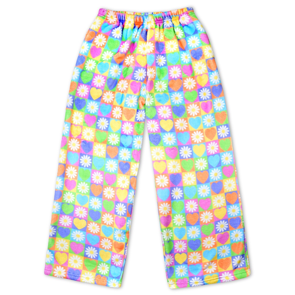 Spring Hearts Plush Pants