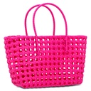 Small Pink Woven Tote