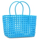 Small Blue Woven Tote