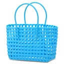 Small Blue Woven Tote