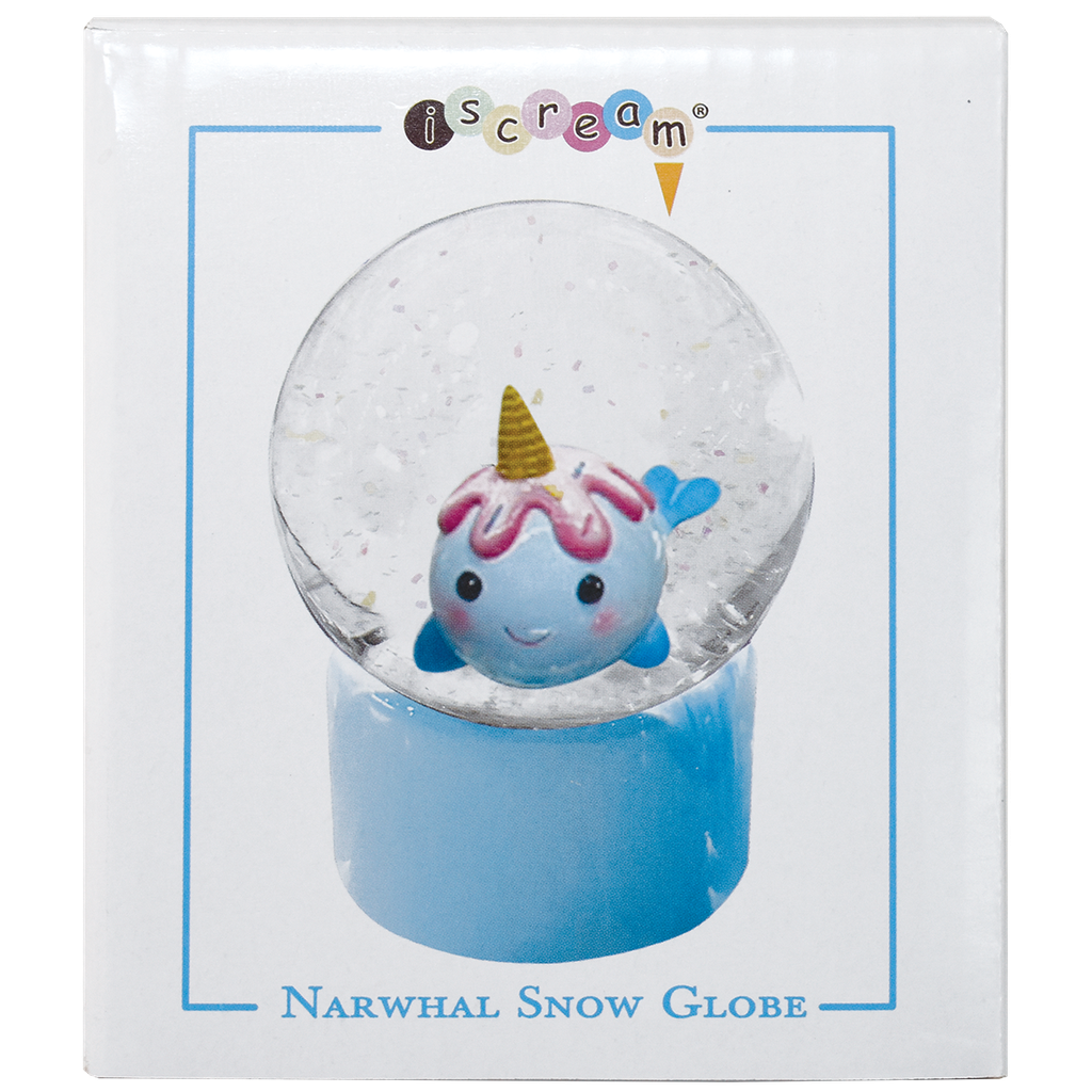 Narwhal Snow Globe