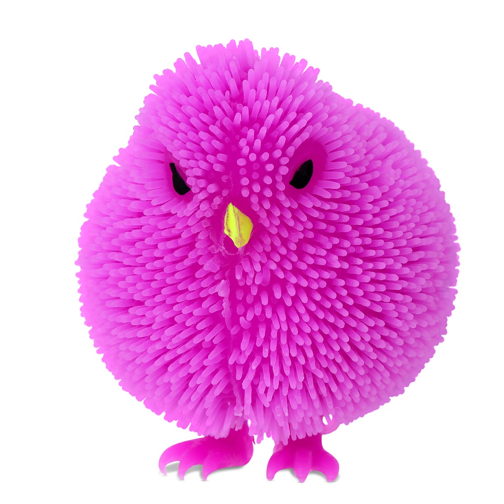 Purple Chick Light-Up Squeeze Toy