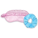 Happy Check Eye Mask And Scrunchie Set