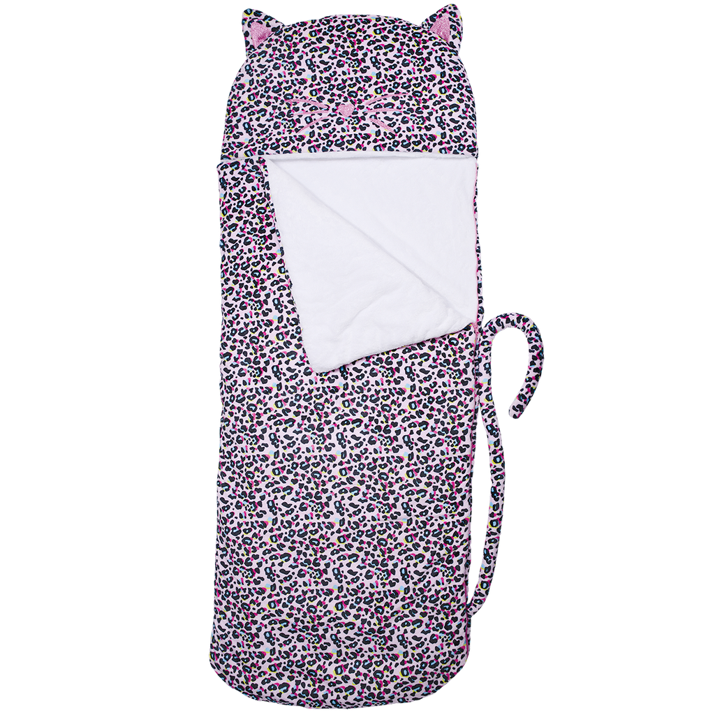 Pink Leopard Sleeping Bag