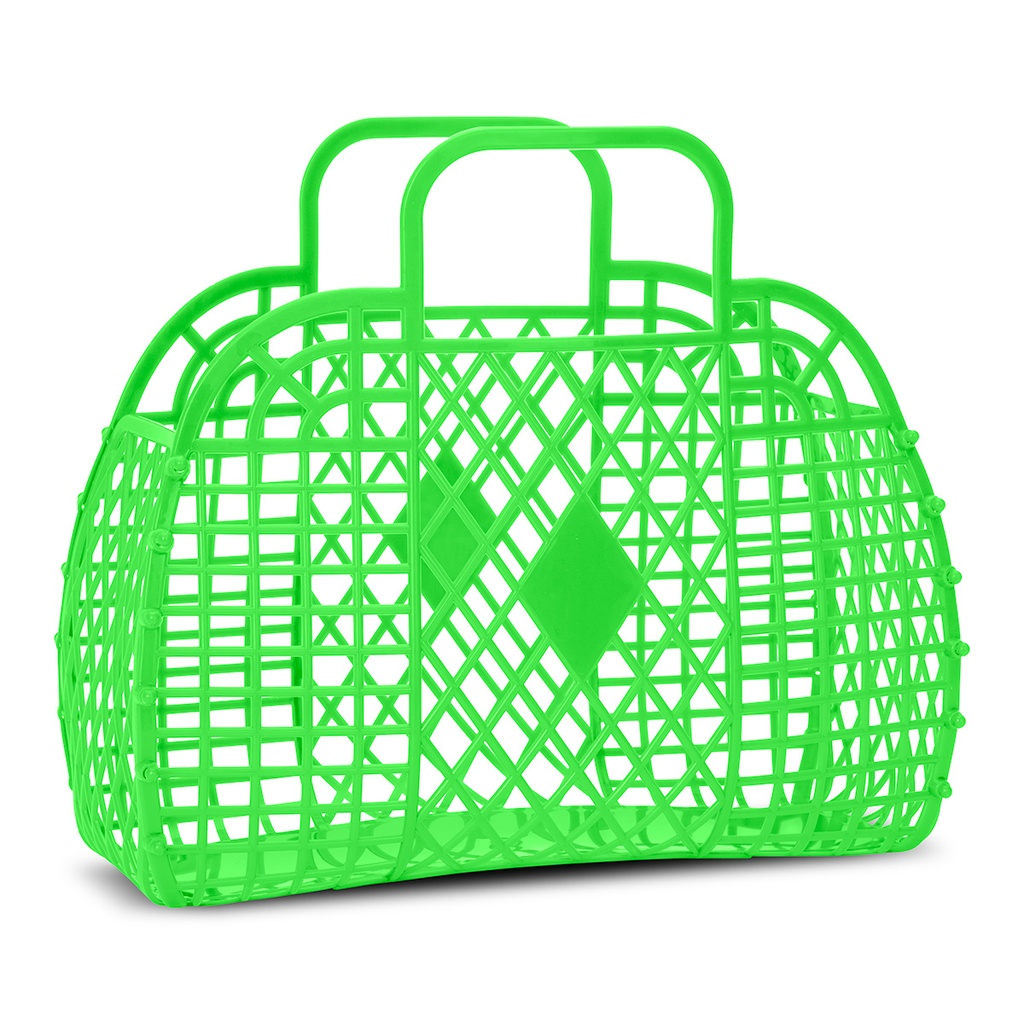 Green Neon Large Jelly Bag