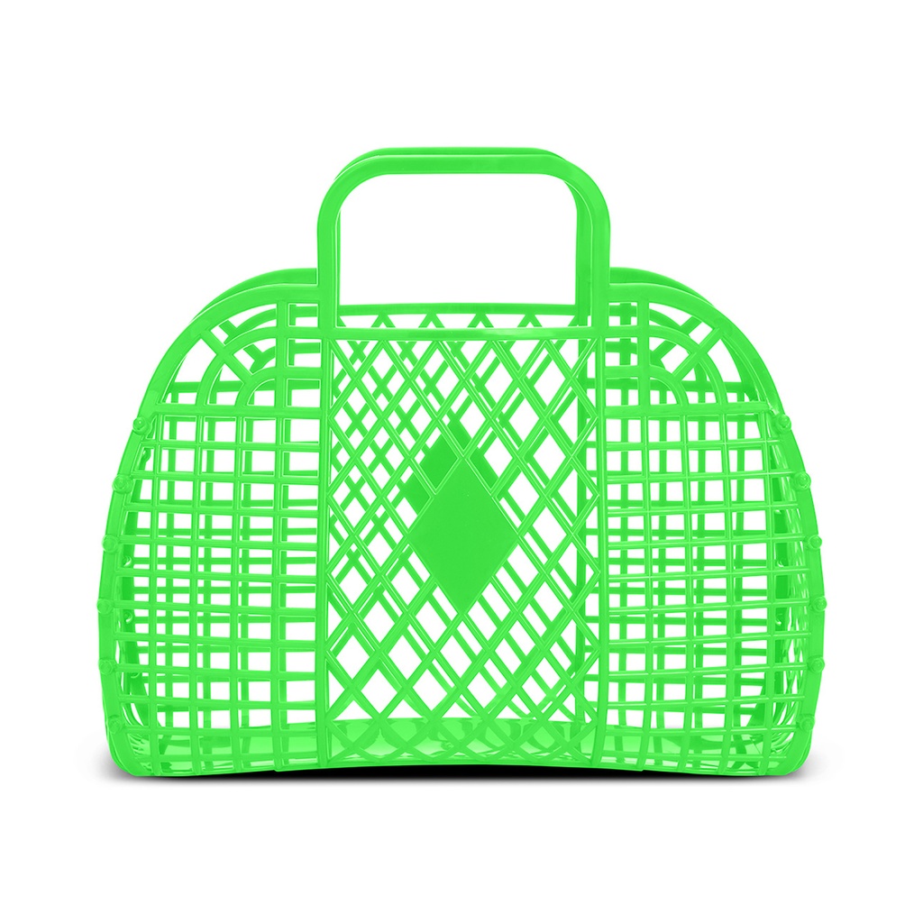 Green Neon Large Jelly Bag