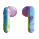 Pastel Tie Dye Compact Earbuds