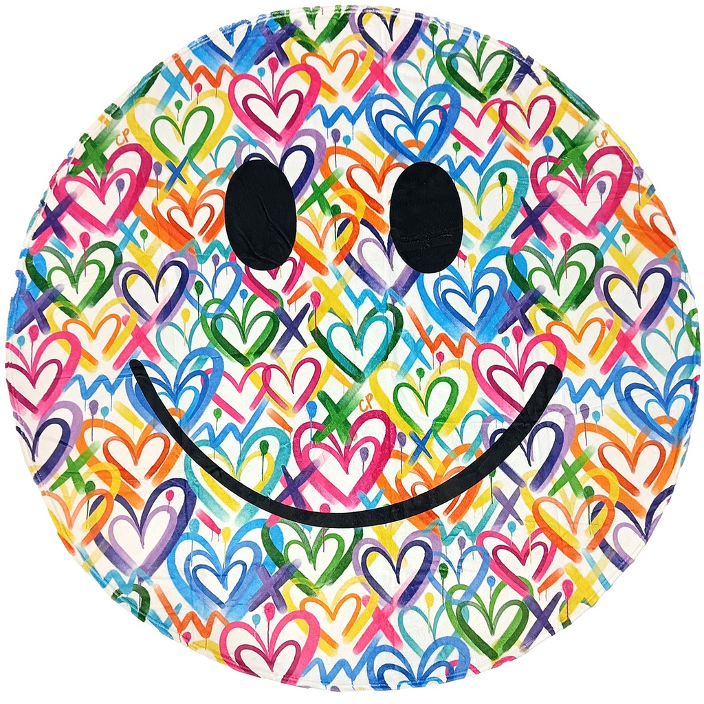Corey Paige Hearts Plush Blanket