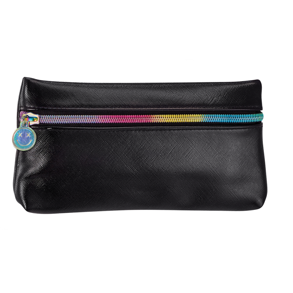 Black Metallic Pencil Case