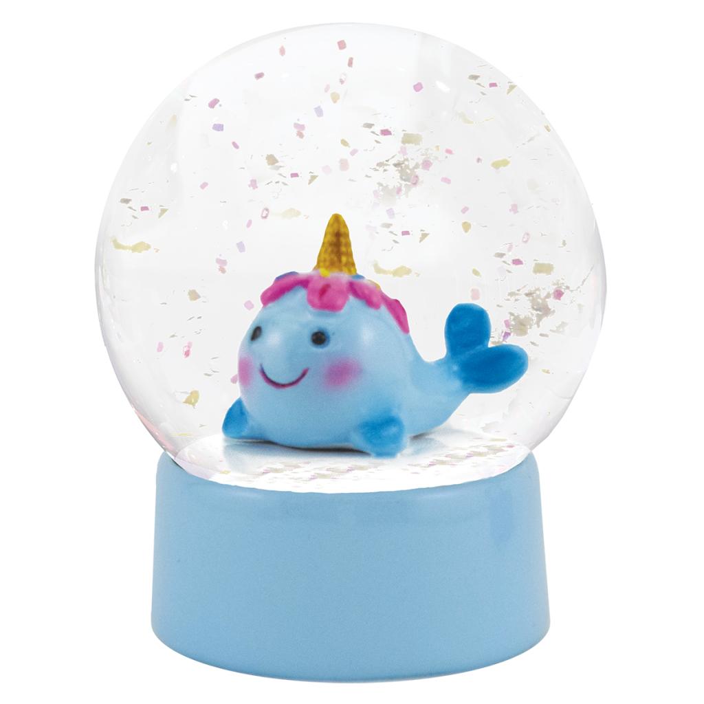 Narwhal Snow Globe